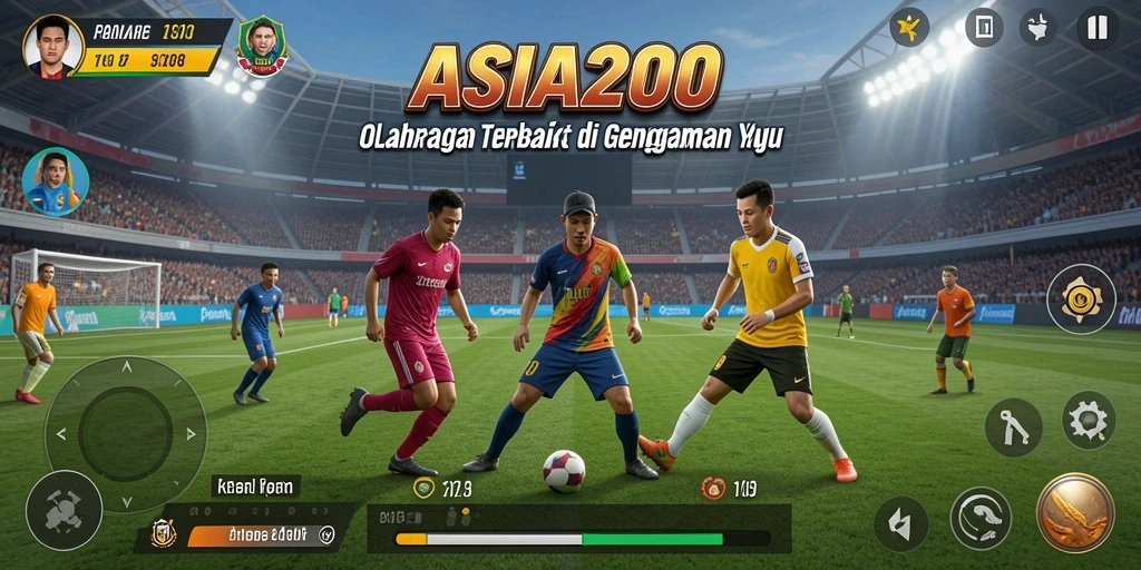 Gameplay ASIA200 yang mendebarkan dan penuh strategi di lapangan.