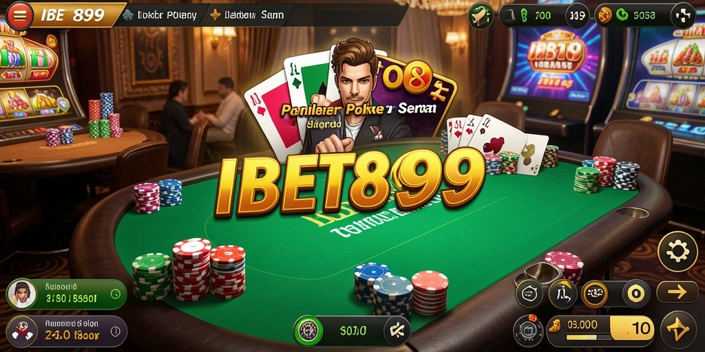 Tangkapan layar menampilkan gameplay Poker yang mendebarkan.