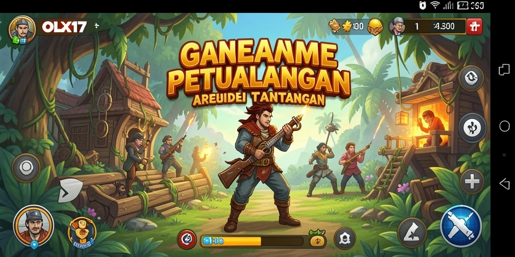 Tampilan gameplay seru penuh tantangan di OLX17.