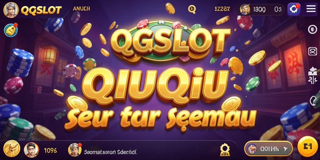 Tampilan gameplay seru dari QQSLOT yang menampilkan kartu QiuQiu.