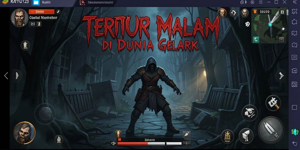 Tampilan gameplay menegangkan dari RATU123 yang penuh ketakutan.