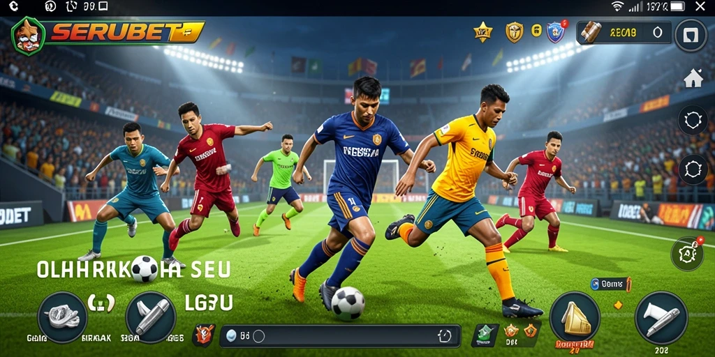 Tampilan gameplay SERUBET yang menegangkan dan kompetitif.
