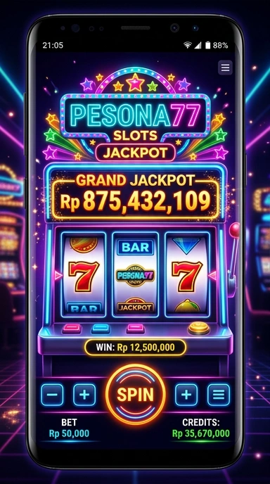 Fitur pencarian yang efisien pada aplikasi pesona77.